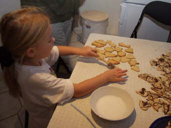 Pl�tzchen backen mit Oma.